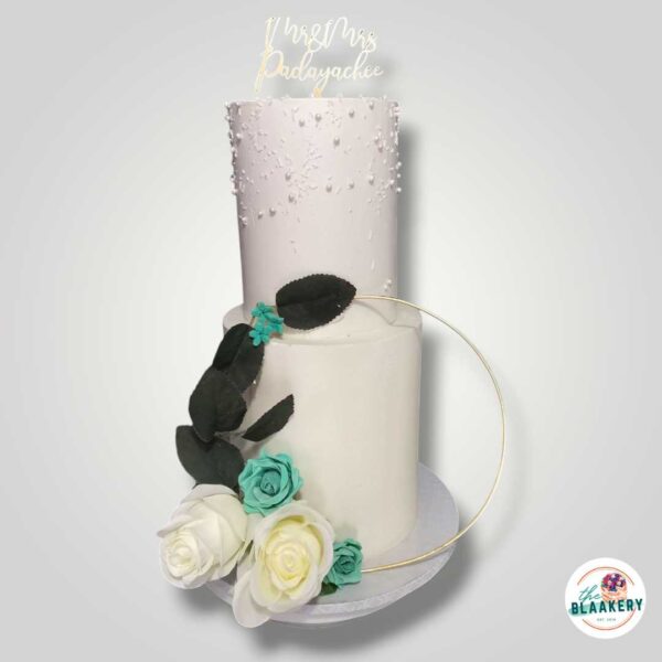 Modern Vow Cake