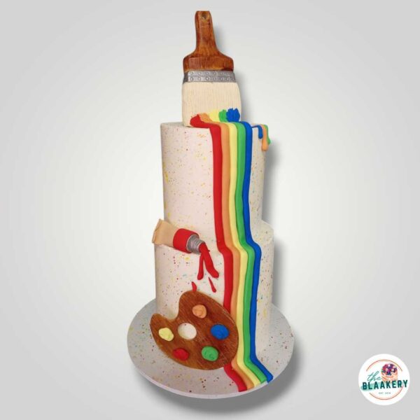 Art Theme Cake – 2-Tier